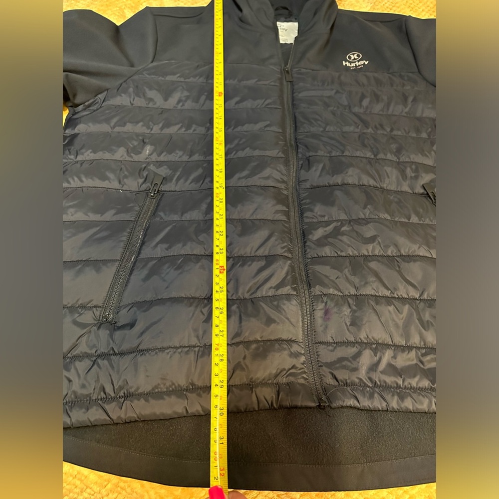 Hurley Jacket-Sonora Softshell Windproof Hybrid Jacket Quilted Puffer Jacket - Picture 6 of 9